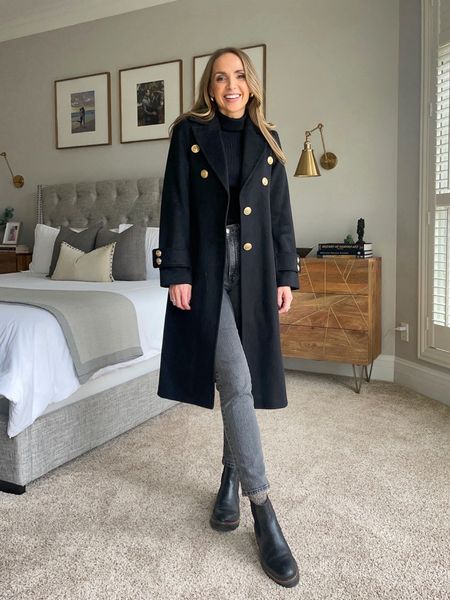 Monochromatic black winter style 

#LTKworkwear #LTKstyletip #LTKSeasonal