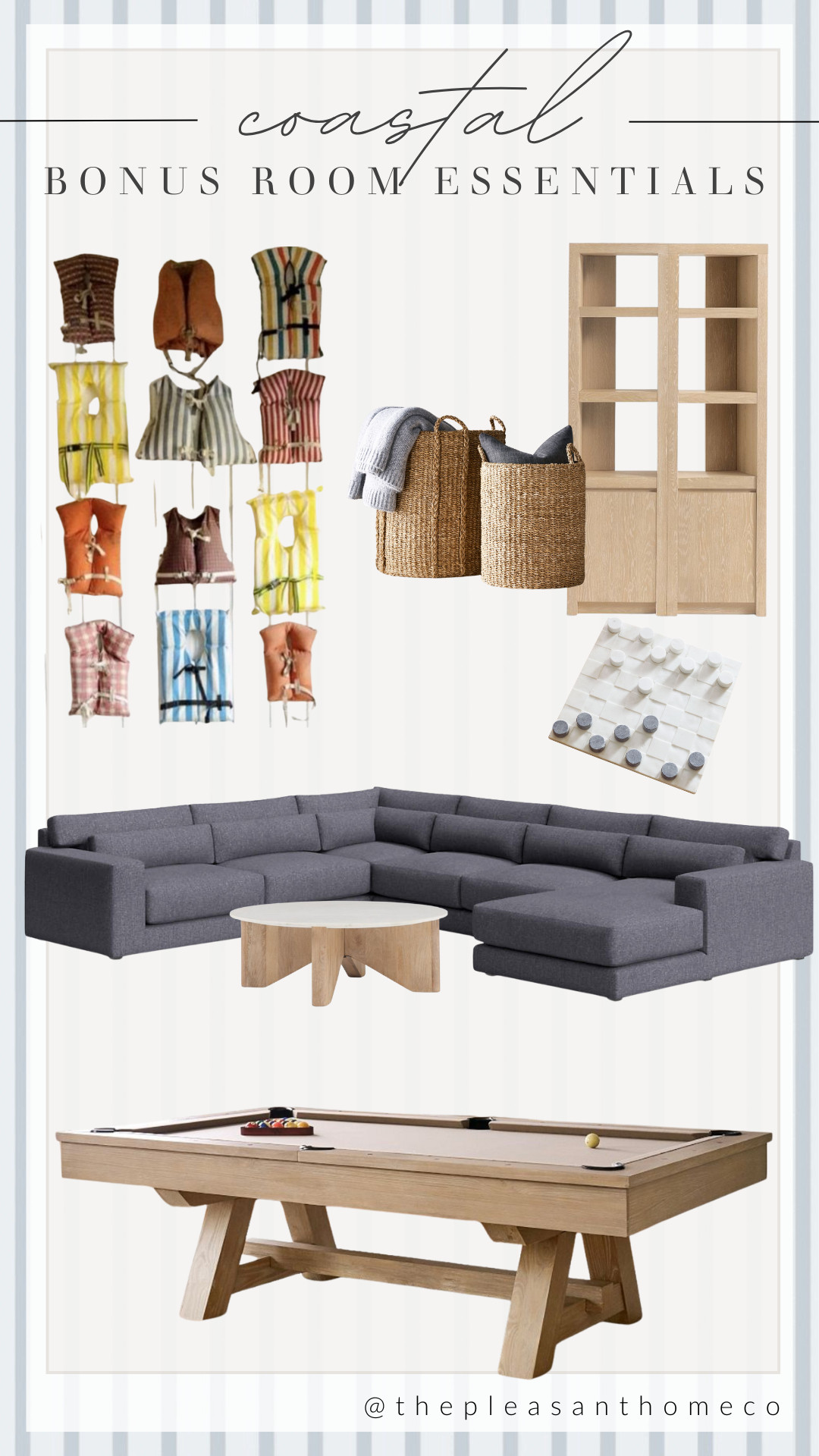 Coastal Home Bonus Room / Game Room  

 #LTKSeasonal #LTKHome