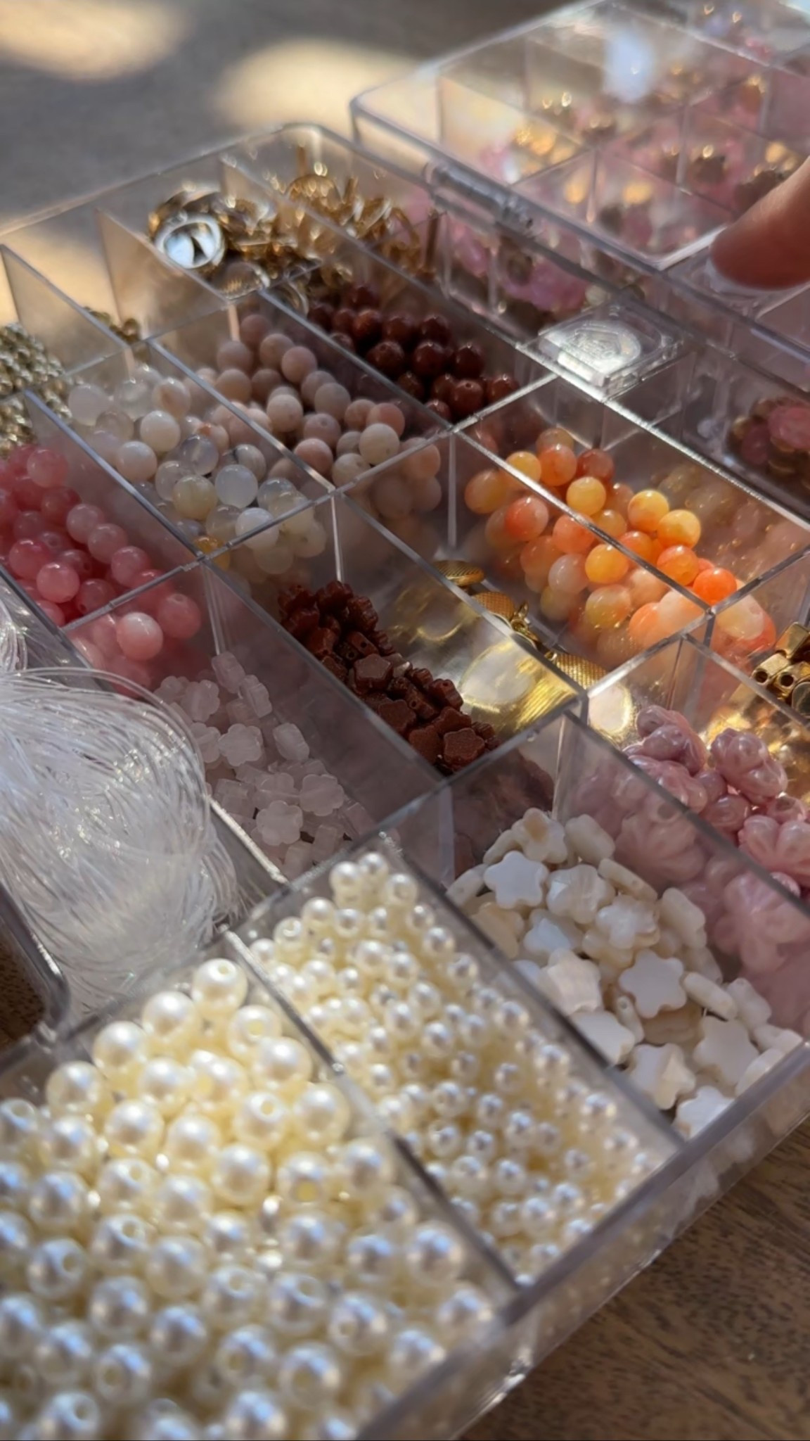 Here are the beads that I curated for our girls trip bead box! The box itself is from baublebar (I will include it), but I emptied those beads and replaced them. I will link other box options as well! 

All beads are 6mm, along with the pearl and gold also in 4mm. 

#LTKmomlife #LTKTravel #LTKdayinmylife