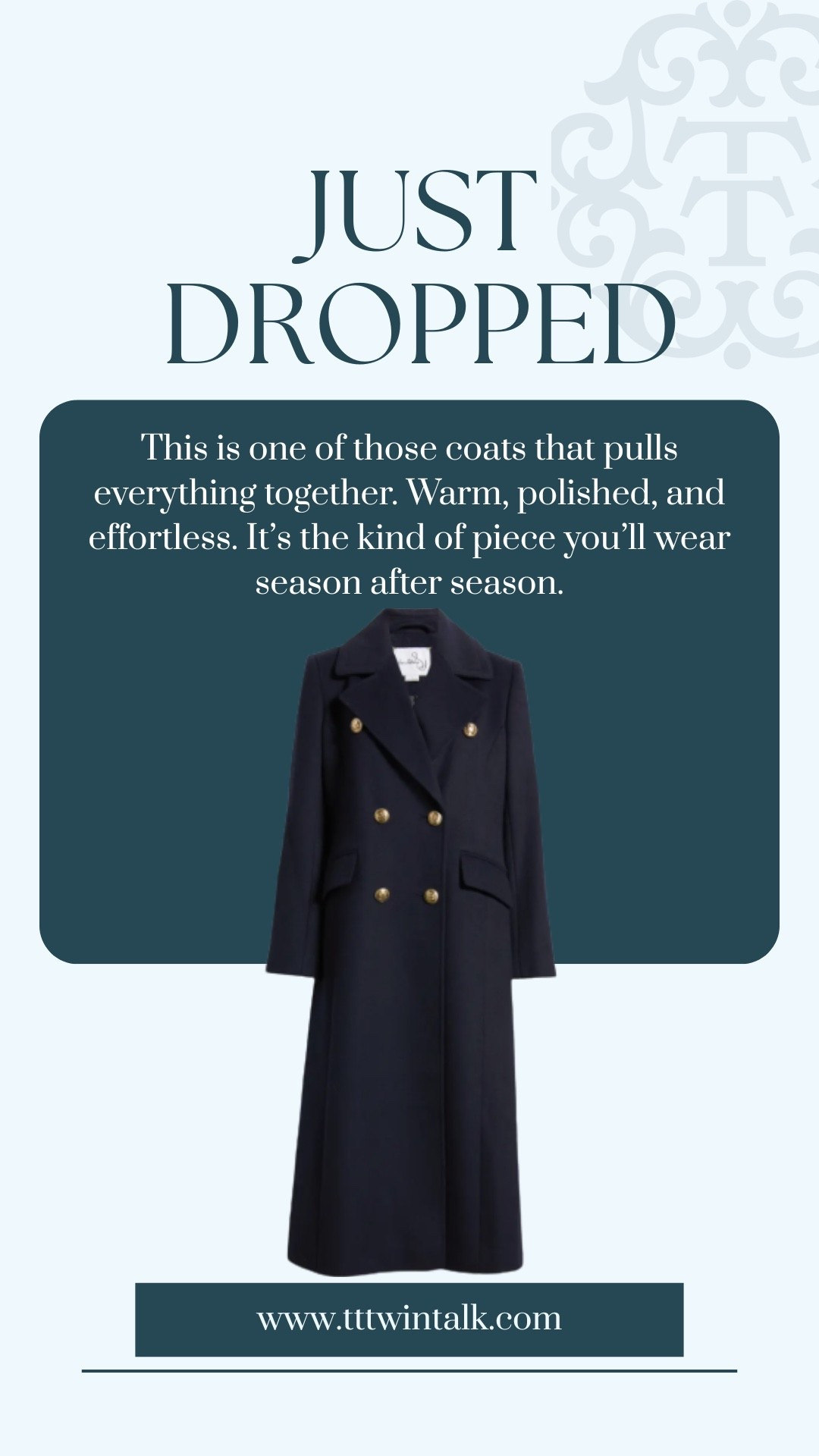 This is one of those coats that pulls everything together. Warm, polished, and effortless. It’s the kind of piece you’ll wear season after season.

#LTKSeasonal #LTKMidsize #LTKOver40