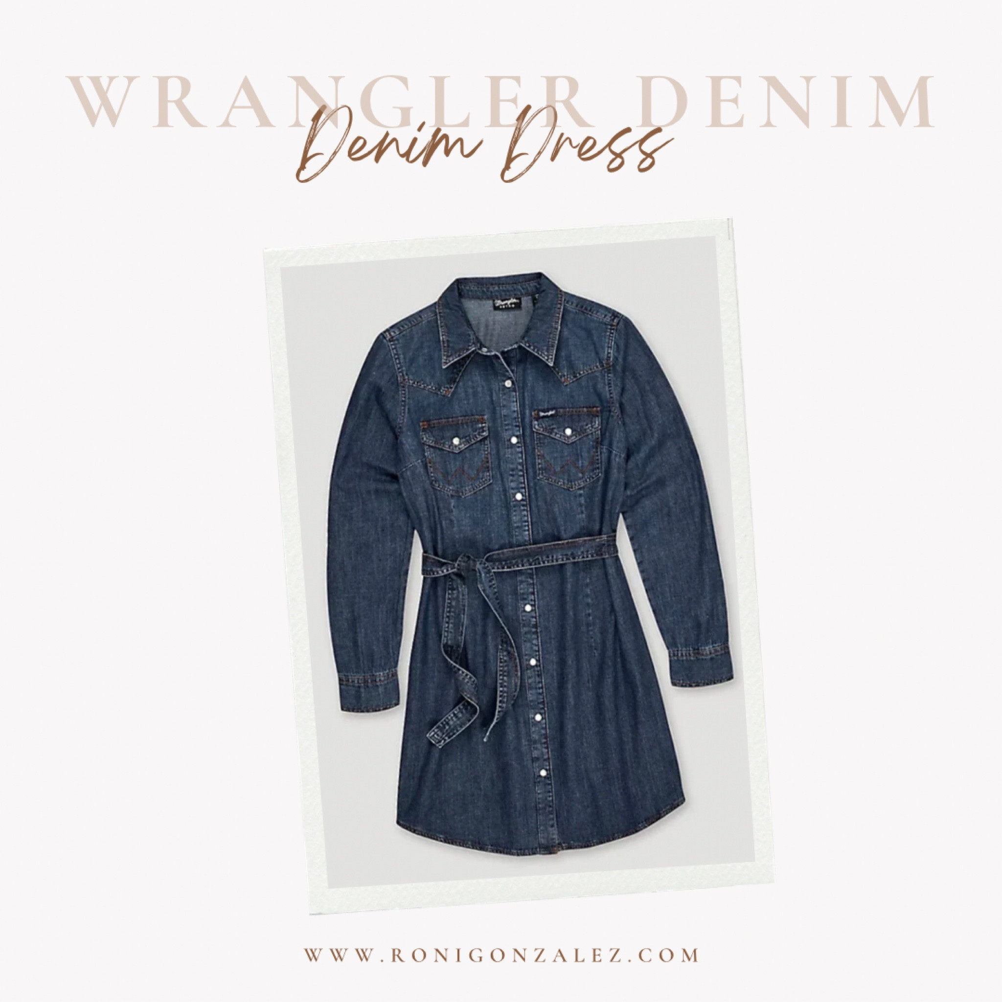 Wrangler Denim Dress | Fall Dress | Western Wear | Teacher Outfit 

#wrangler #denim #falldress #ronigonzalez #westernwear 

#LTKunder50 #LTKworkwear #LTKstyletip