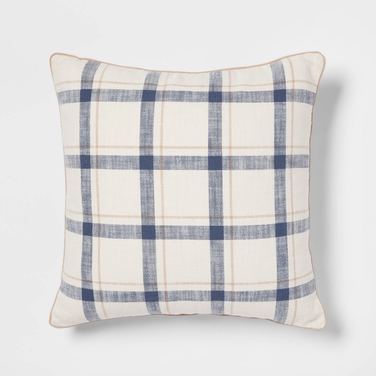 Woven Striped with Plaid Reverse Throw Pillow - Threshold™ | Target