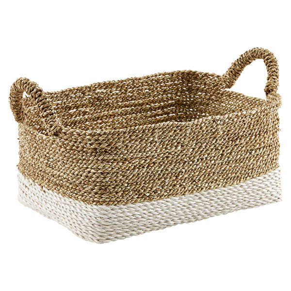 Large Beach House Bin Natural | The Container Store