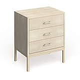 Safavieh Couture Collection Camden Natural Faux Shagreen 3-Drawer Nightstand | Amazon (US)