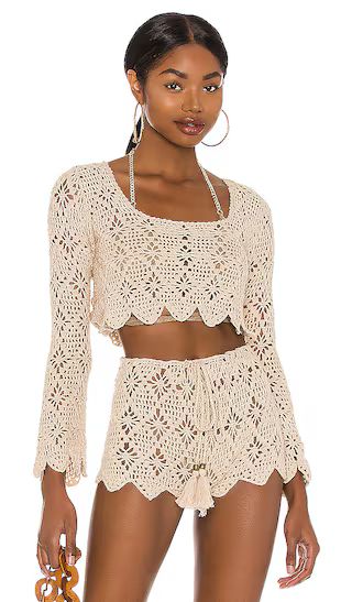 Amaka Top in Creme | Revolve Clothing (Global)