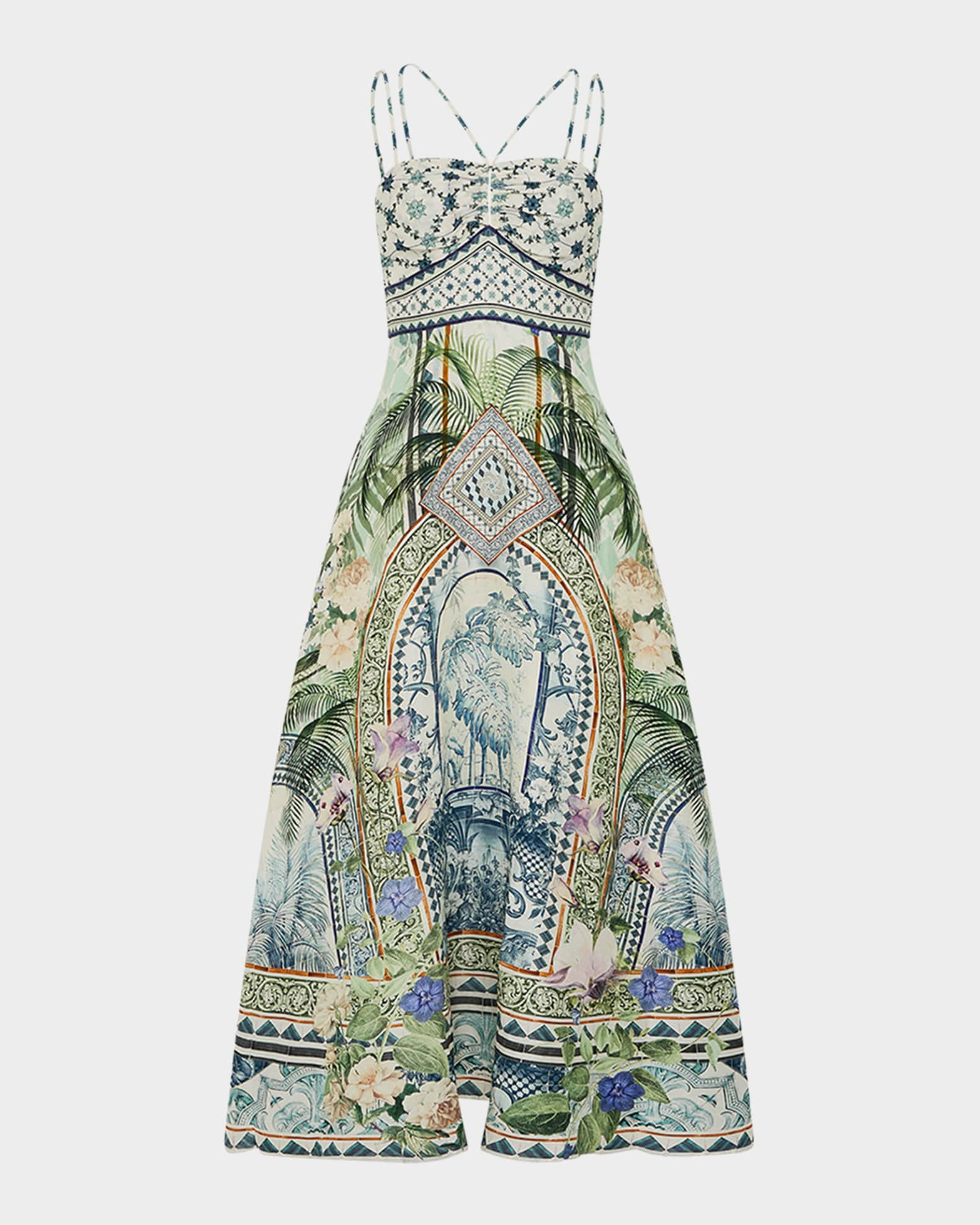 Jardim Party Strap Detail Dress | Neiman Marcus