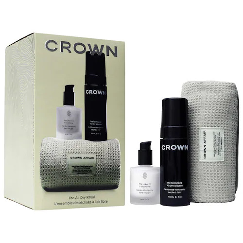 Crown Affair The Air Dry Ritual Hair Gift Set | Sephora (US)