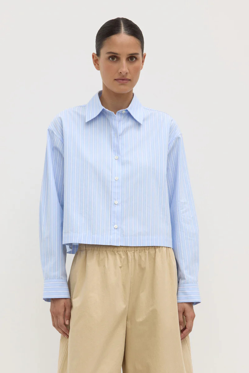 Tessa Poplin Cropped Shirt | Assembly Label (AU)