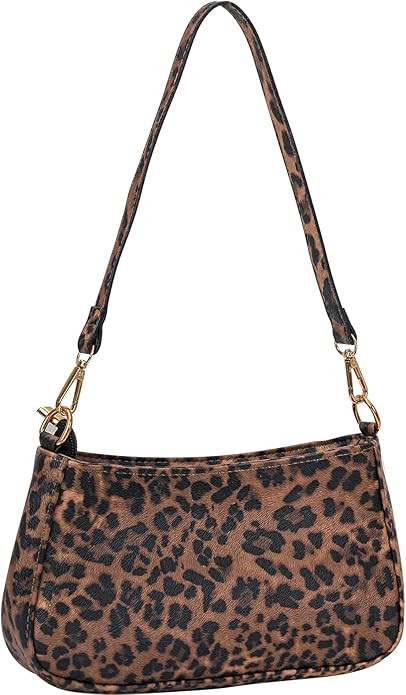 NEBIL Shoulder Bag for Women Small Classic Purses Vegan Leather Clutch Tote HandBags | Amazon (US)