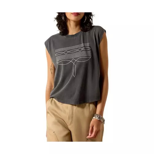 Women's Ariat Dallas Cropped T-Shirt | Scheels Sports
