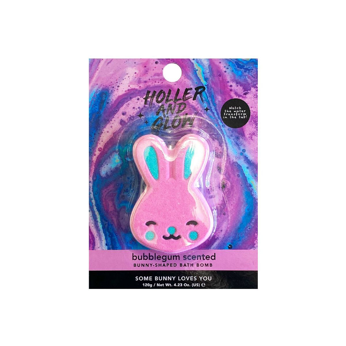 Holler and Glow Bunny 'Some Bunny Loves You' Bath Bomb - 4.23oz | Target