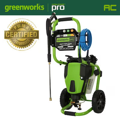 Greenworks Pro 3000 PSI 2-Gallons-GPM Cold Water Electric Pressure Washer | Lowe's