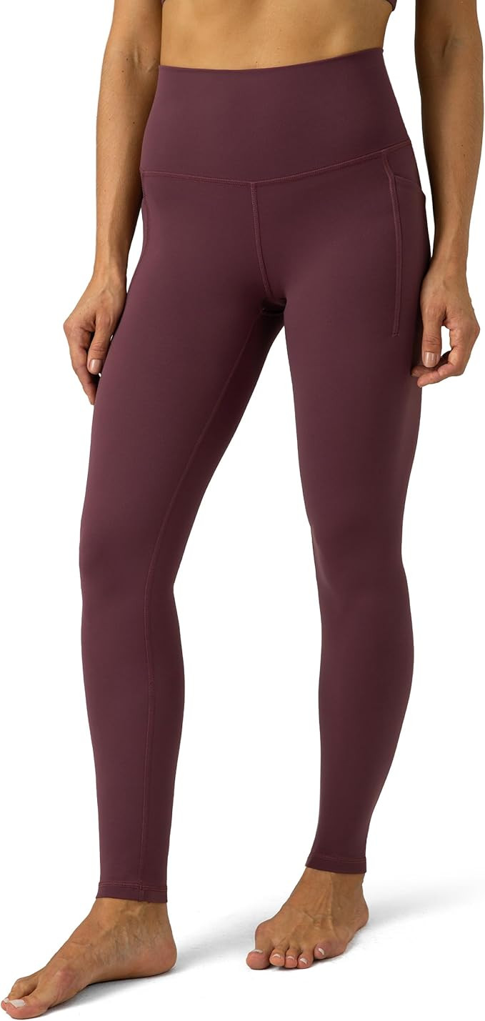 Colorfulkoala Women's Dreamlux High Waisted Workout Leggings 25" / 28" Inseam Yoga Pants with Poc... | Amazon (US)