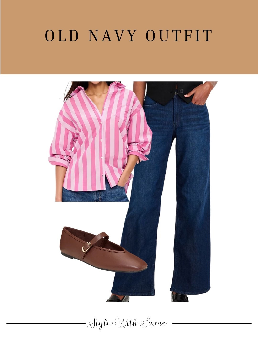 Old navy outfit, old navy style, jeans, denim, flats, button up, Valentine’s Day 

#LTKValentine #LTKootd #LTKgrwm