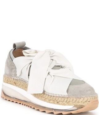 Free People Chapmin Suede Chunky Espadrille Platform Sneakers | Dillard's | Dillard's