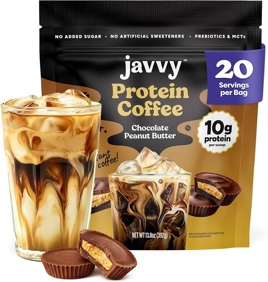 Chocolate Peanut Butter Protein Iced Coffee - Premium Whey Protein & Instant Iced Coffees - 100% ... | Amazon (US)
