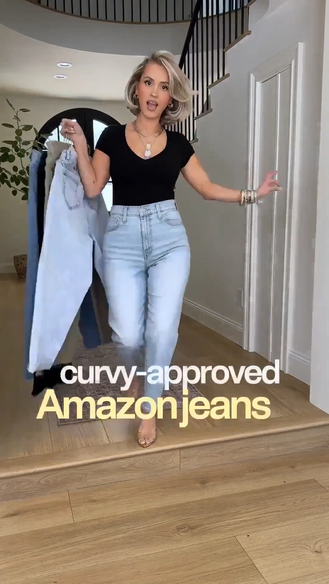 Curvy & petite approved stretch jeans from Amazon! 🙌🏼🔥🌶️ i’m wearing a size small or size 4

#LTKgrwm #LTKootd #LTKU