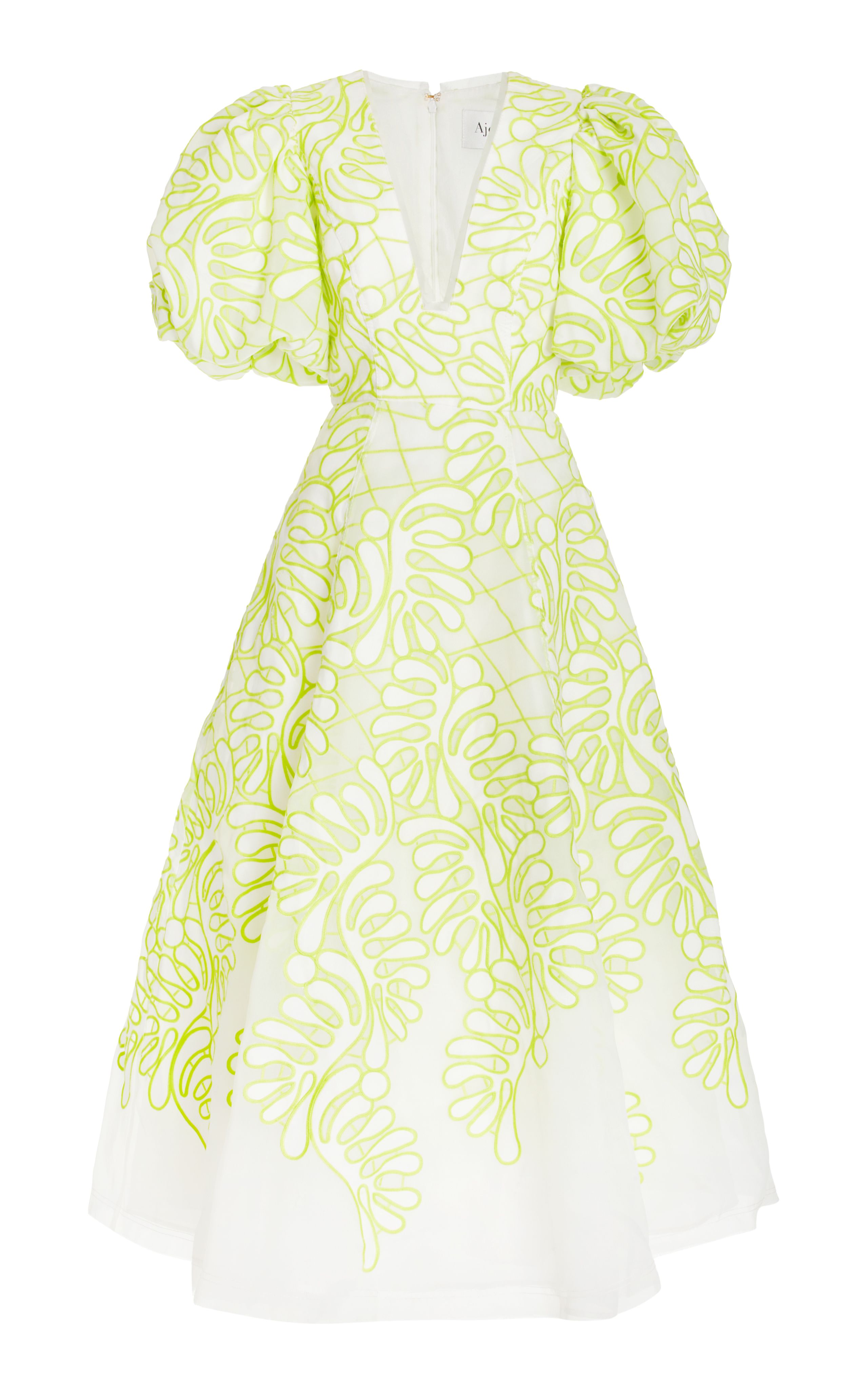 Botanical Appliquéd Midi Dress | Moda Operandi (Global)