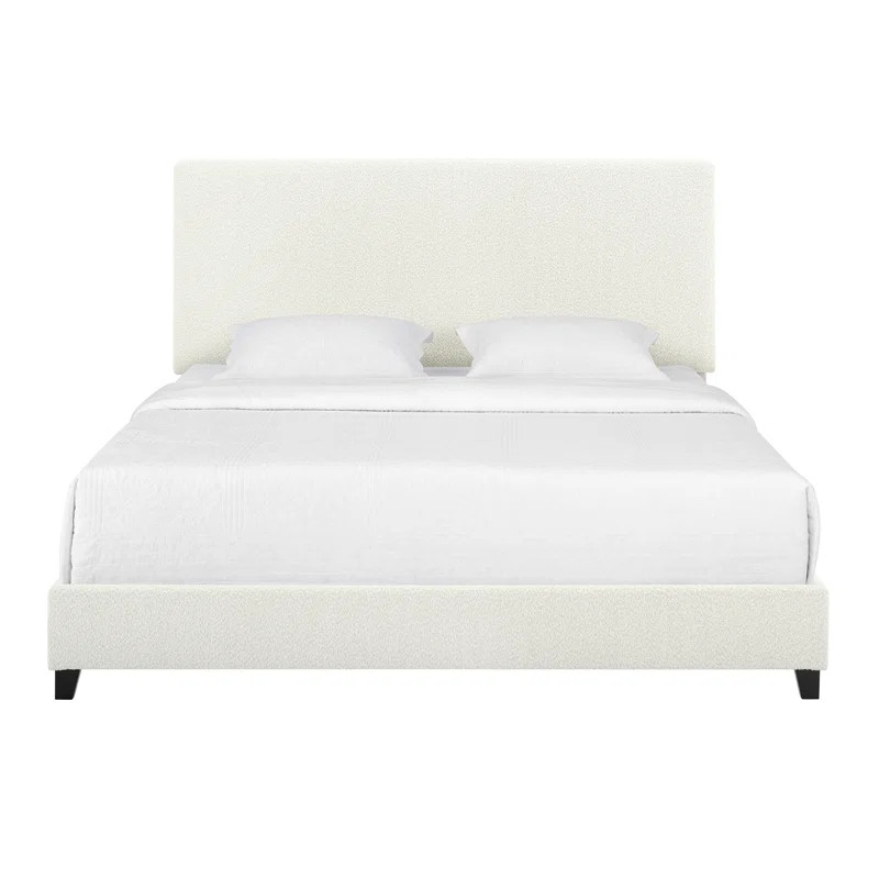 Latitude Run® Boucle Upholstered Platform Bed | Wayfair | Wayfair North America