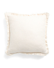 20x20 Meditation Cozy Pillow With Fringe Trim | Home | Marshalls | Marshalls