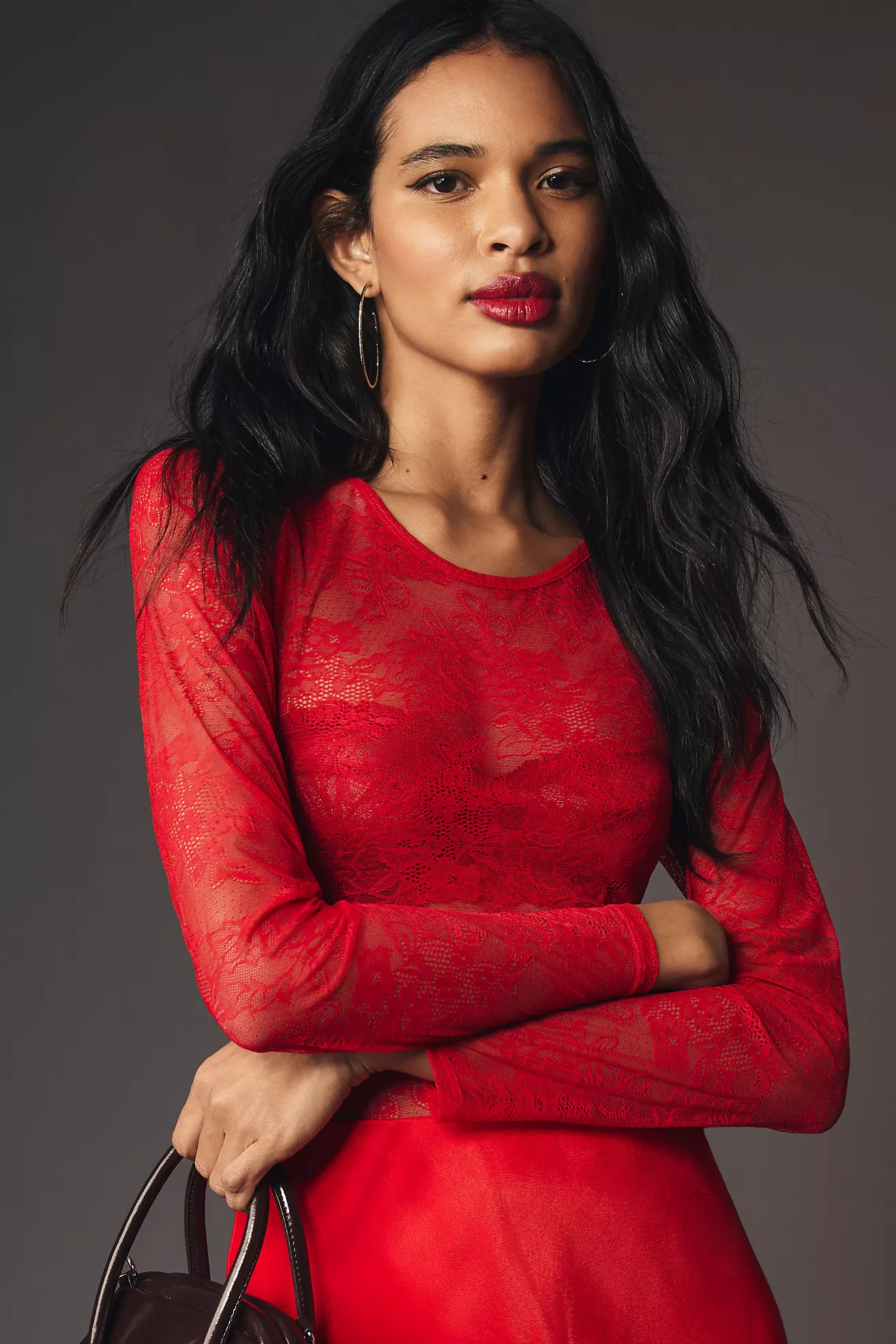 The Harlowe Lace Bodysuit | Anthropologie (US)