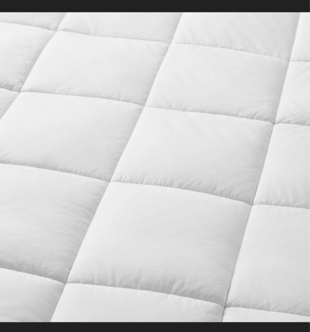 New featherbed mattress pad. 


#LTKFamily #LTKHome #LTKFindsUnder100