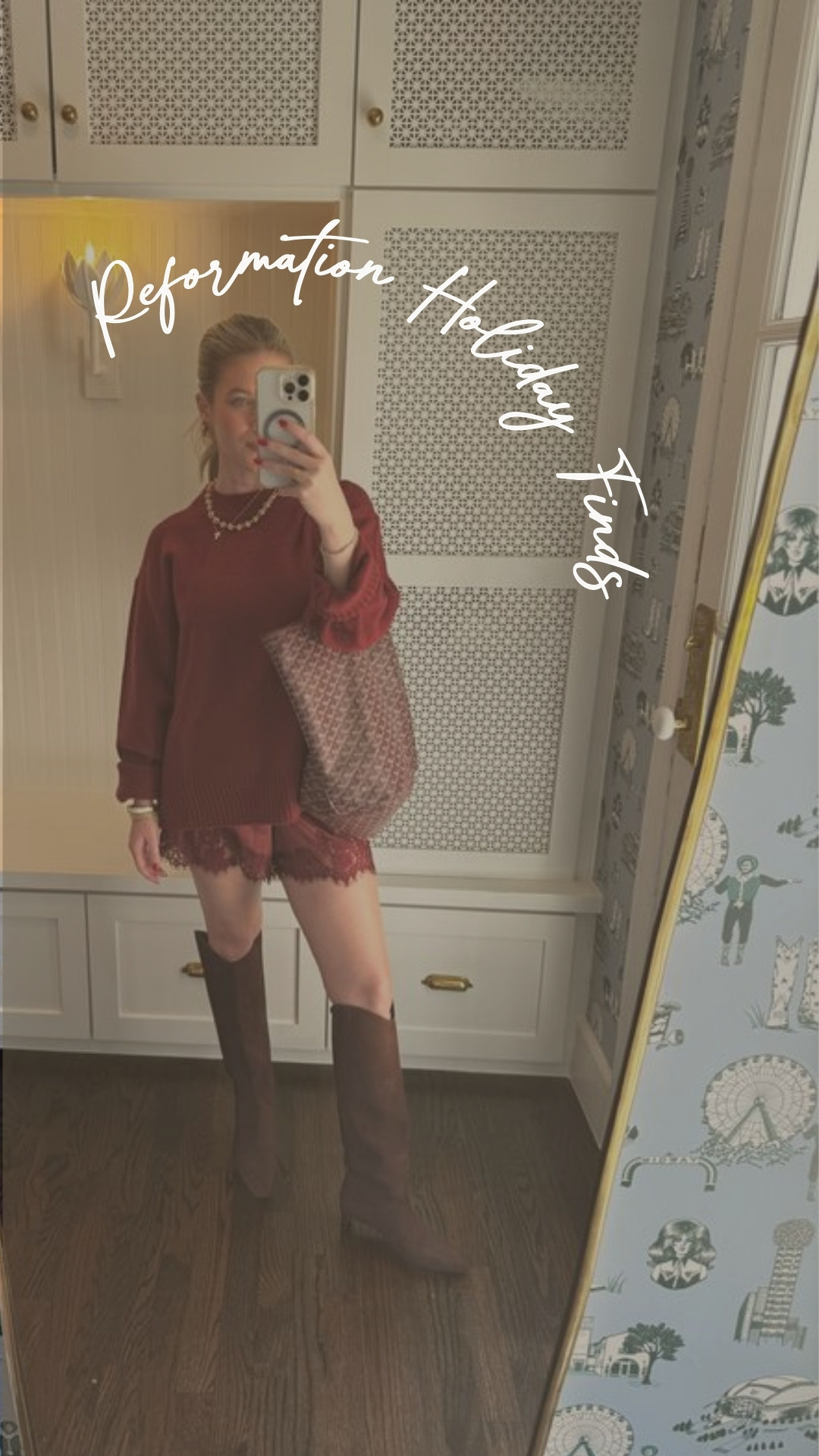 Reformation holiday finds were loving that are so easy to dress up or down for all seasons!  

 

#LTKHoliday #LTKootd