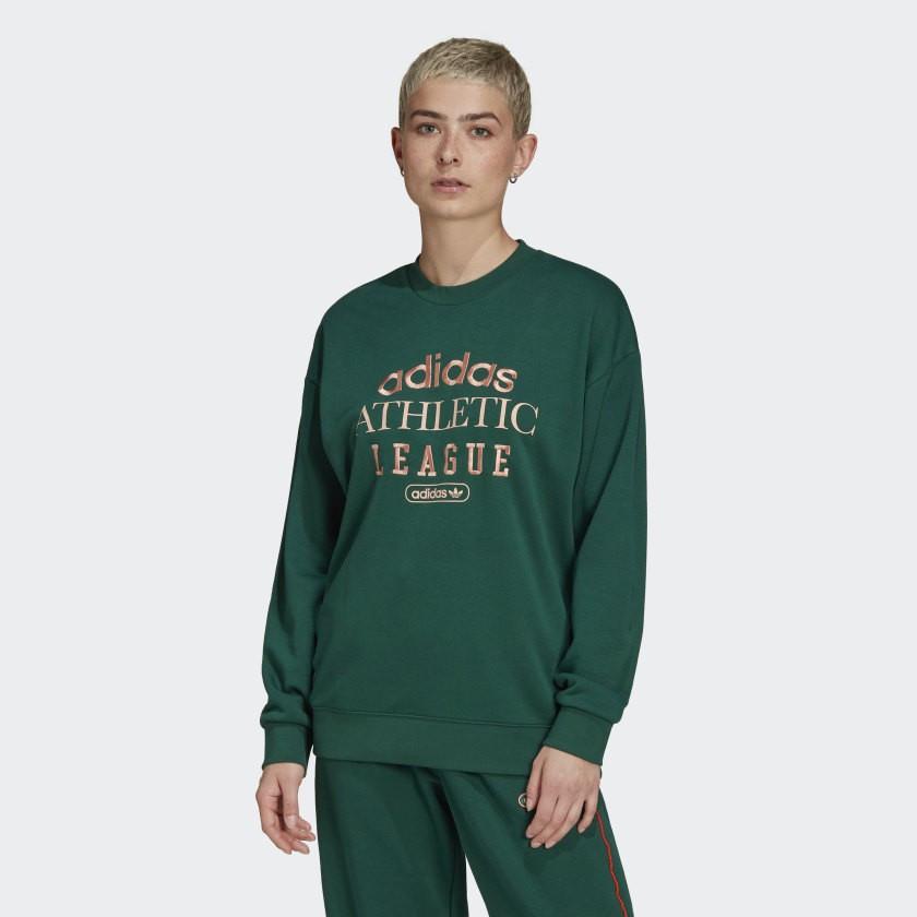 adidas Retro Luxury Crew Sweatshirt | adidas (US)