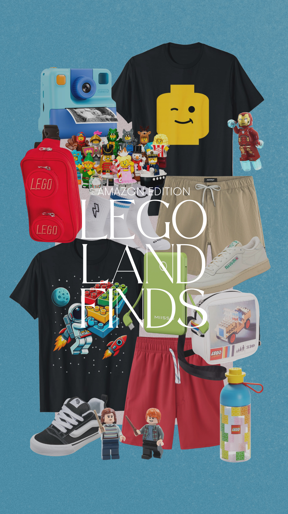 Some fun Lego themed finds kids will love. Perfect for a Legoland trip or even just everyday play at home! 

 #LTKmomlife #LTKTravel #LTKKids