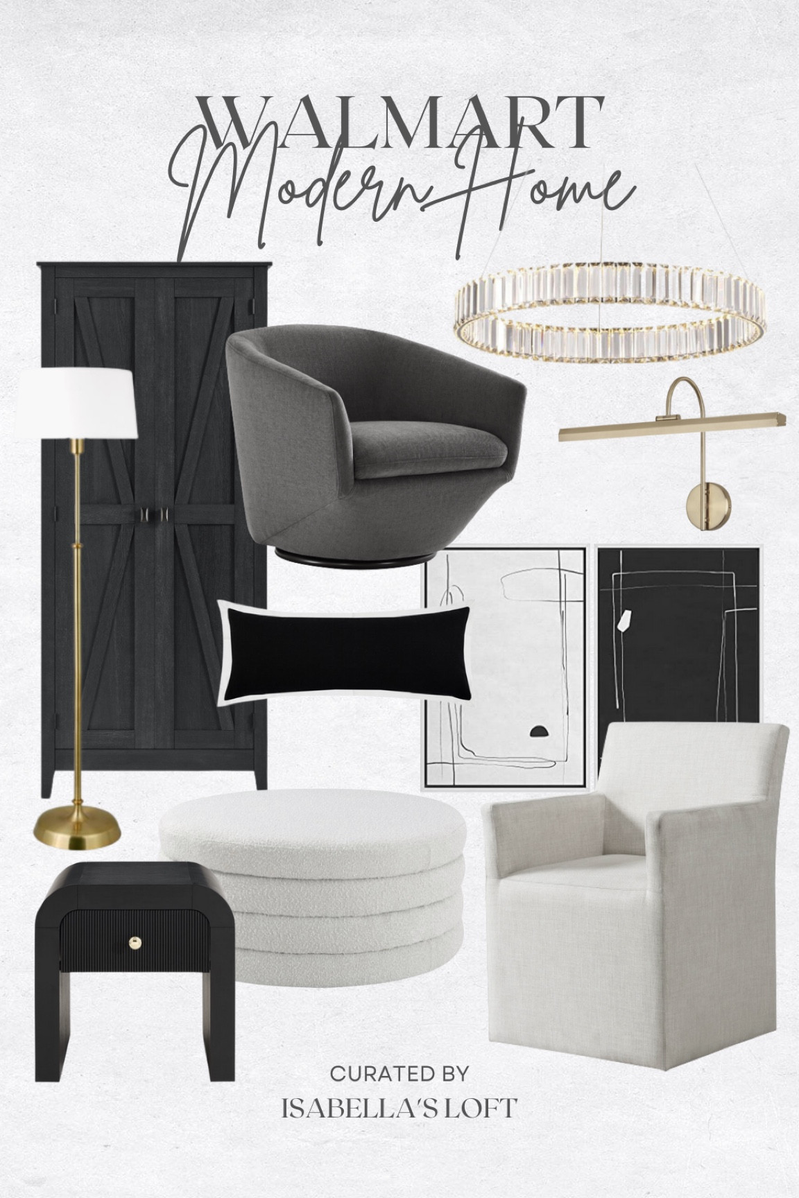 Walmart Modern Home

Media Console, Living Home Furniture, Bedroom Furniture, stand, cane bed, cane furniture, floor mirror, arched mirror, cabinet, home decor, modern decor, mid century modern, kitchen pendant lighting, unique lighting, Console Table, Restoration Hardware Inspired, ceiling lighting, black light, brass decor, black furniture, modern glam, entryway, living room, kitchen, bar stools, throw pillows, wall decor, accent chair, dining room, home decor, rug, coffee table

#LTKhome #LTKFind #LTKfamily