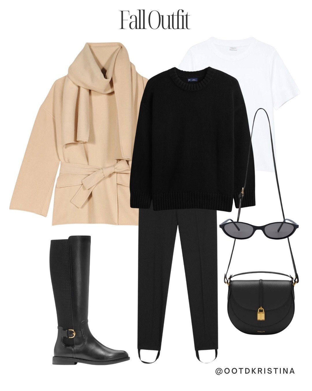 Styling riding boots for fall 
#boots #falloutfit #fallboots #scarfcoat #skinnypants #crossbodybag 

#LTKFindsUnder50 #LTKFindsUnder100 #LTKSeasonal