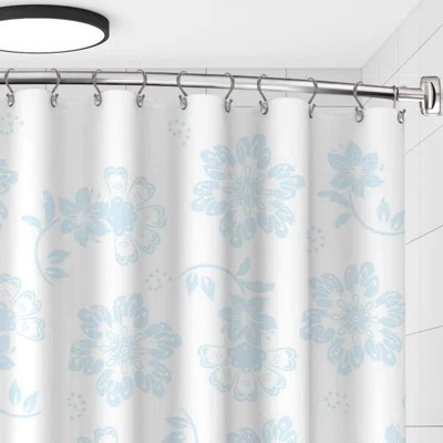 Curved Shower Curtain Rod, Round 42-73 Inches Shower Rods for Bathroom Adjustable,Need to Drill | Wayfair North America