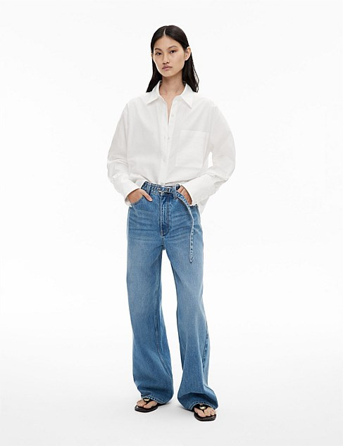 Witchery Belt Detail Jeans | David Jones | David Jones (Australia & New Zealand)