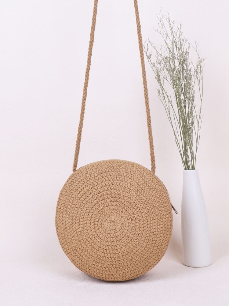 Straw Circle Bag | SHEIN