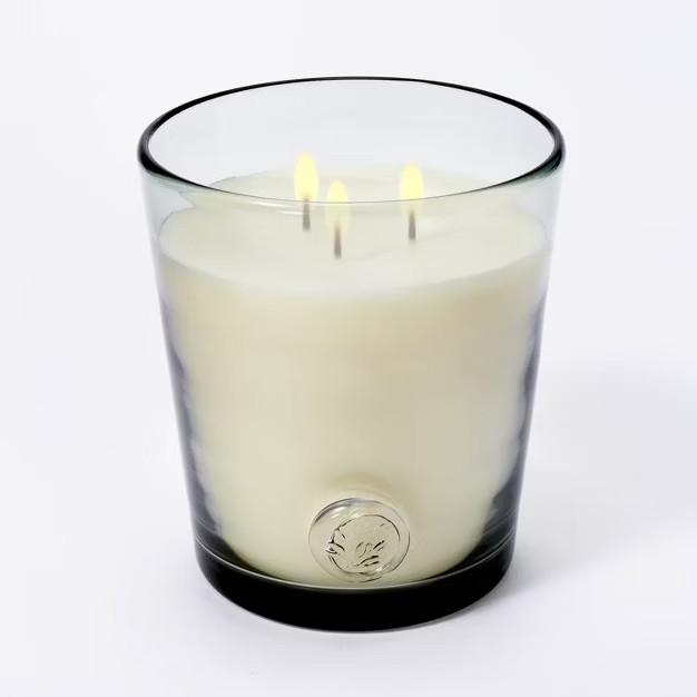 Colored Glass Candle Green - Threshold™ designed with Studio McGee | Target