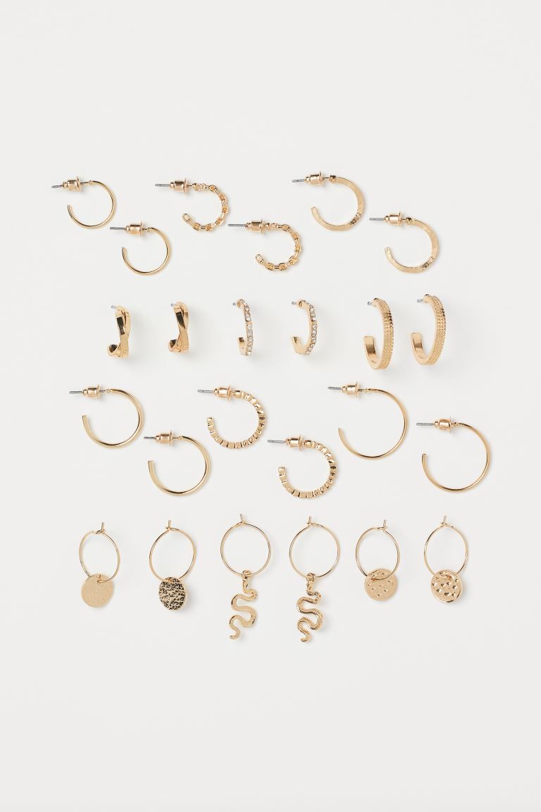 12 Pairs Earrings | H&M (US)