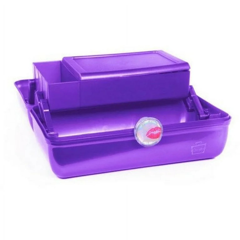 Caboodles On-The-Go Girl Makeup Box, Hot Pink Sparkle | Walmart (US)