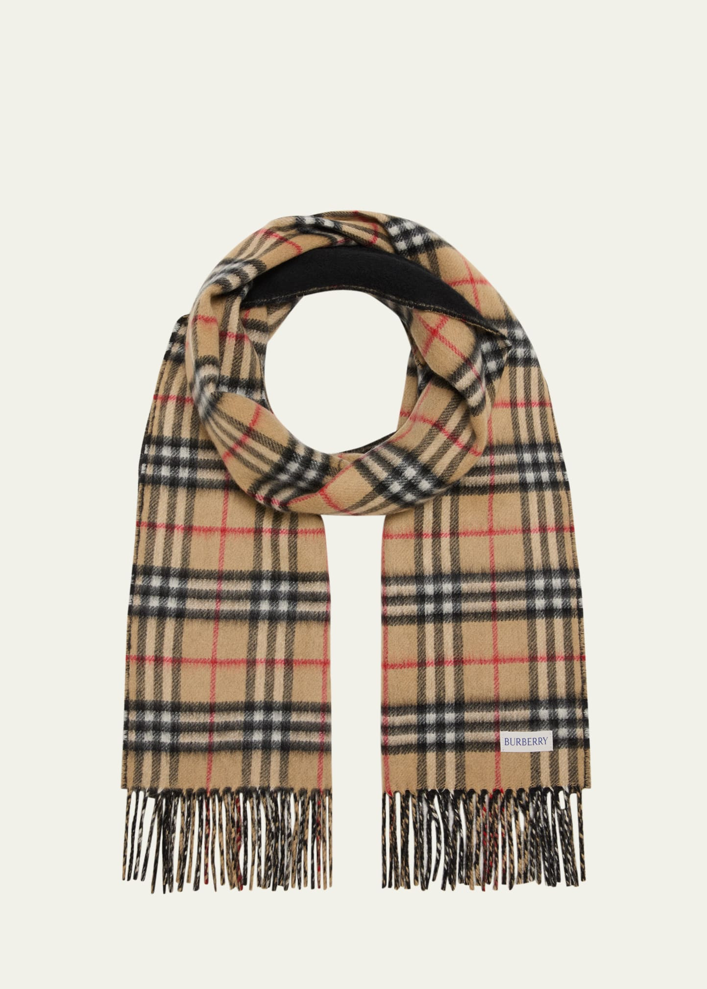 Burberry Reversible Vintage Check Cashmere Scarf | Bergdorf Goodman