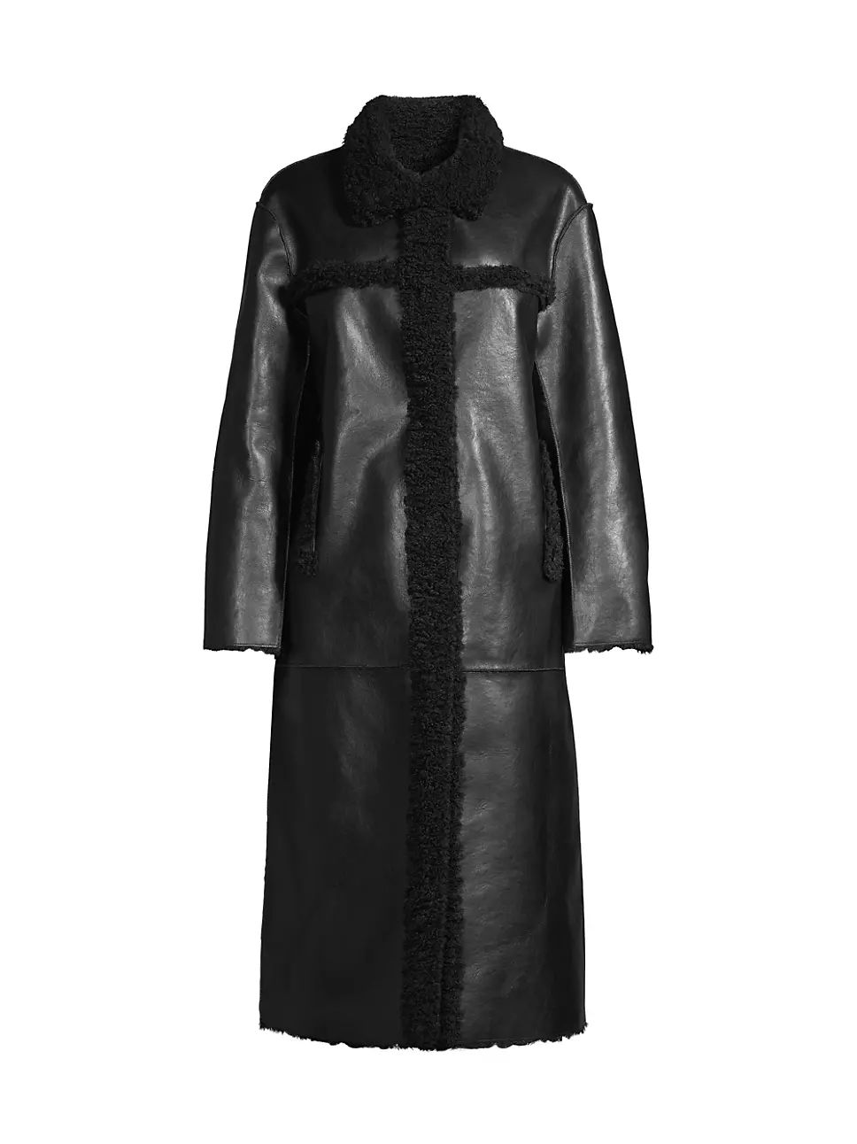 Tilly Faux Leather & Shearling Coat | Saks Fifth Avenue