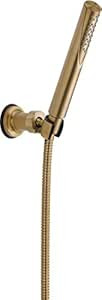 Delta Faucet Trinsic Single-Spray Touch-Clean Wall-Mount Hand Held Shower with Hose, Champagne Br... | Amazon (US)