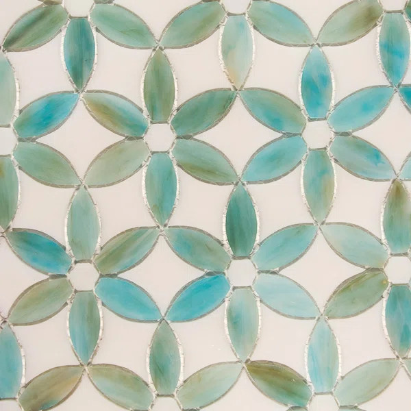 Jazz 13" x 13" Glass Mosaic Tile | Wayfair North America