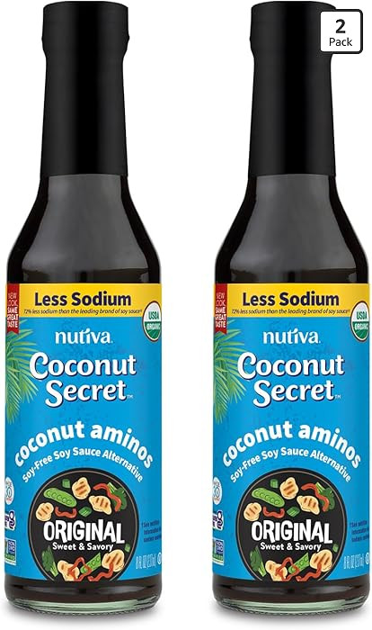 Coconut Secret Organic Liquid Coconut Aminos - Low Sodium Soy Sauce Alternative for Cooking, Dipp... | Amazon (US)