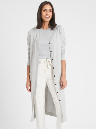 Knit Button-Front Cardigan | Banana Republic Factory