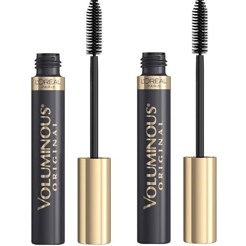 L'Oreal Paris Makeup Voluminous Original Volume Building Mascara, Black, 2 Count | Amazon (US)