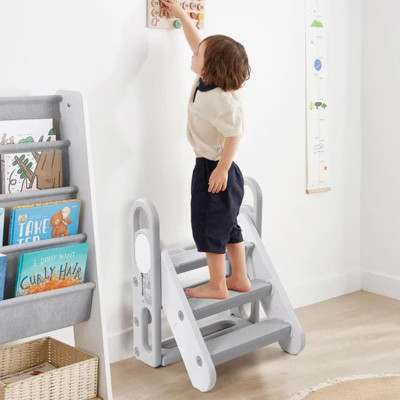 Foldable Toddler Step Stool for Kids, Adjustable 3 Steps Stool with Handles, Kids Step Stool for Bathroom Sink, Kitchen Counter, Toilet Potty Training | Target