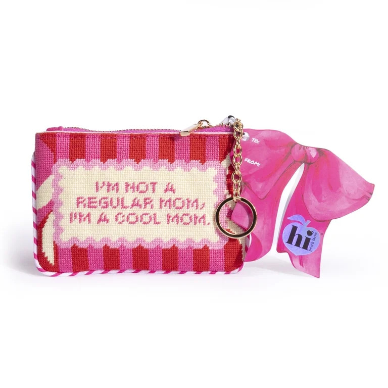 Hi Peach Layne Mother's Day Keychain Pouch "I'm Not a Regular Mom I'm a Cool Mom" | Walmart (US)