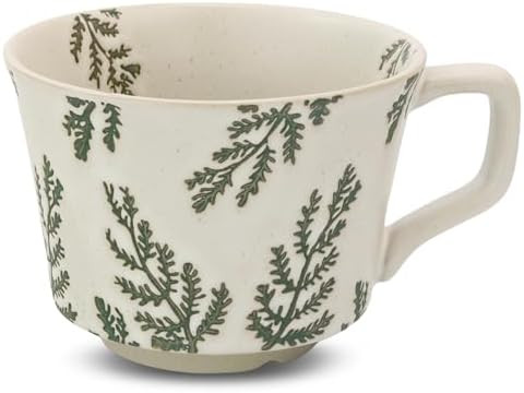 Ceramic Coffee Mug, 12 oz Novelty Unique Teacup with Handle, Stoneware Cup for Tea Mocha Latte Ca... | Amazon (US)