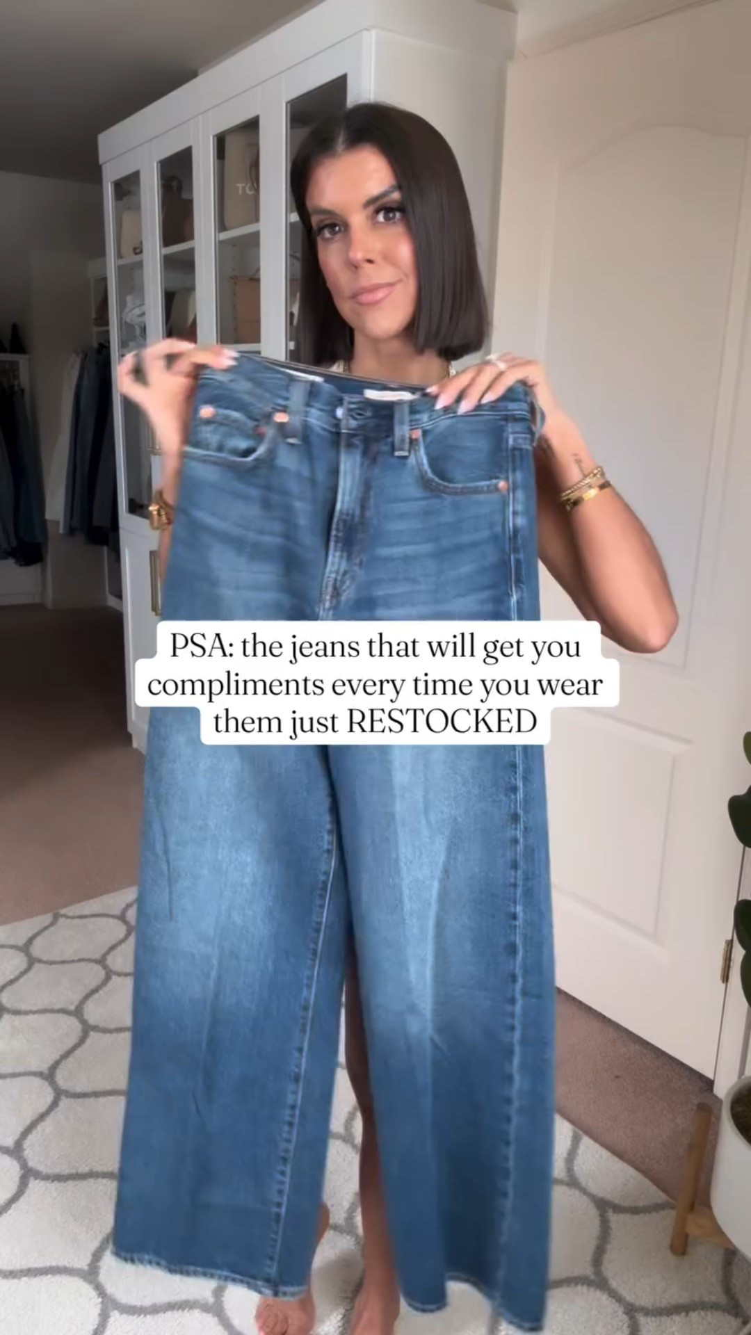 My favorite Levi jeans restocked! These are worth every penny!!! The best! Make sure you check all options for the sizes and washes to see all that are available! I’m 5’5, wear with a 3 inch heel, and in size 26. If in between sizes, or have wide hips- size up. There is no stretch! 

#LTKSeasonal
