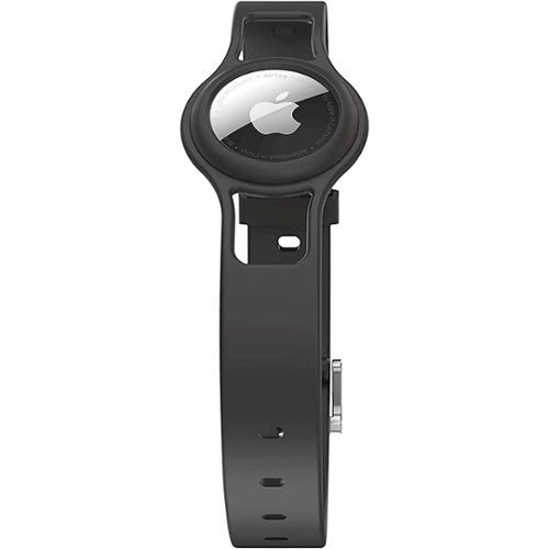 SaharaCase - Silicone Dog Collar for Apple AirTag (Small and Medium Dogs) - Black | Best Buy U.S.