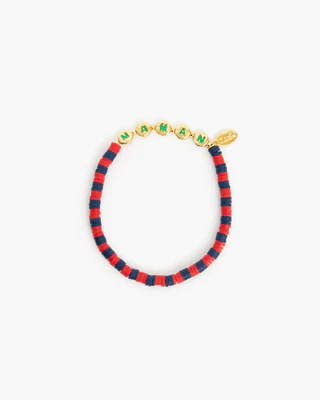 Beaded Disc Stretch Bracelet | Clare V.